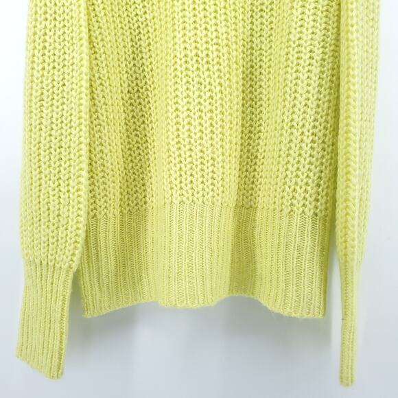 RD Cloth. Relaxed Boxy Cozy Oversized Candy Coated Lime Green Sweater Tunic M - Picture 16 of 16